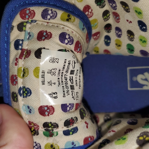 Blue Vintage Style Vans 6.5 - Picture 2 of 4